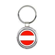 Austria : Gift Keychain Flag Never Underestimate The Power Austrian Expat Countr - £6.42 GBP