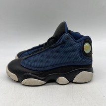 Nike Air Jordan 13 414575-400 Boys Blue Black Lace Up Sneaker Shoes Size... - $49.49