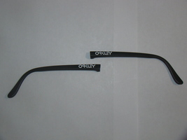 Vintage Oakley Razor Blades Earpieces - BLACK with White Logo - Left &amp; Right - £90.46 GBP