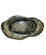 Large Green And Black Vintage 2000 Decorative Platter Rub Tray - $45.17 CAD