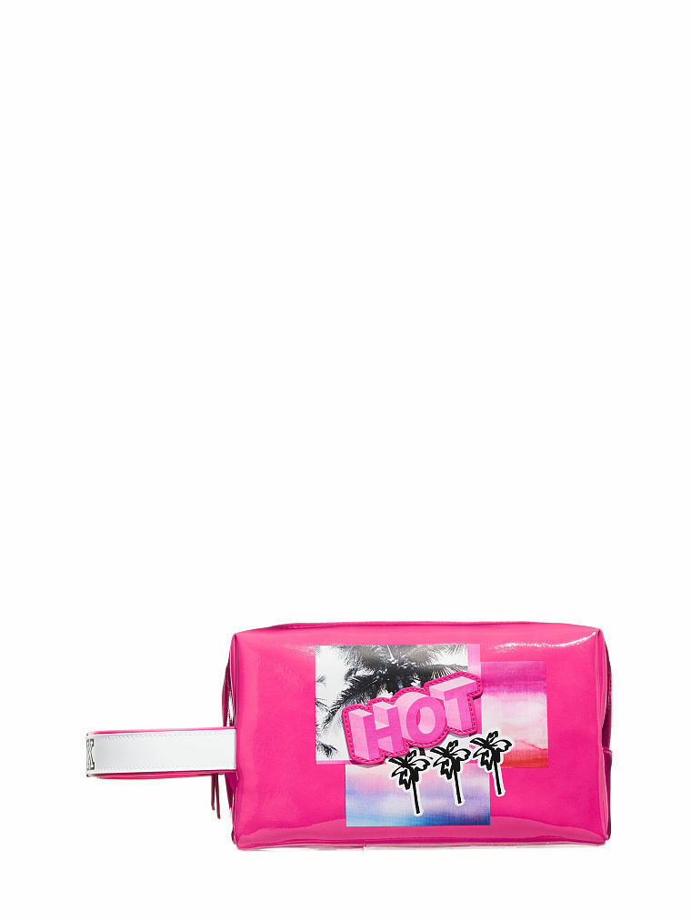 Victoria's Secret PINK Hot Pink Beauty Bag New - $22.20