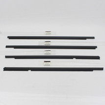 Mitsubishi Lancer 2008-2017 Black Front Rear Door Belt Moulding SET - $237.30