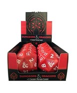 Dungeons &amp; Dragons D20 +1 Cherry Potion Dice Candy Box of 12 In Metal Tins - £34.49 GBP