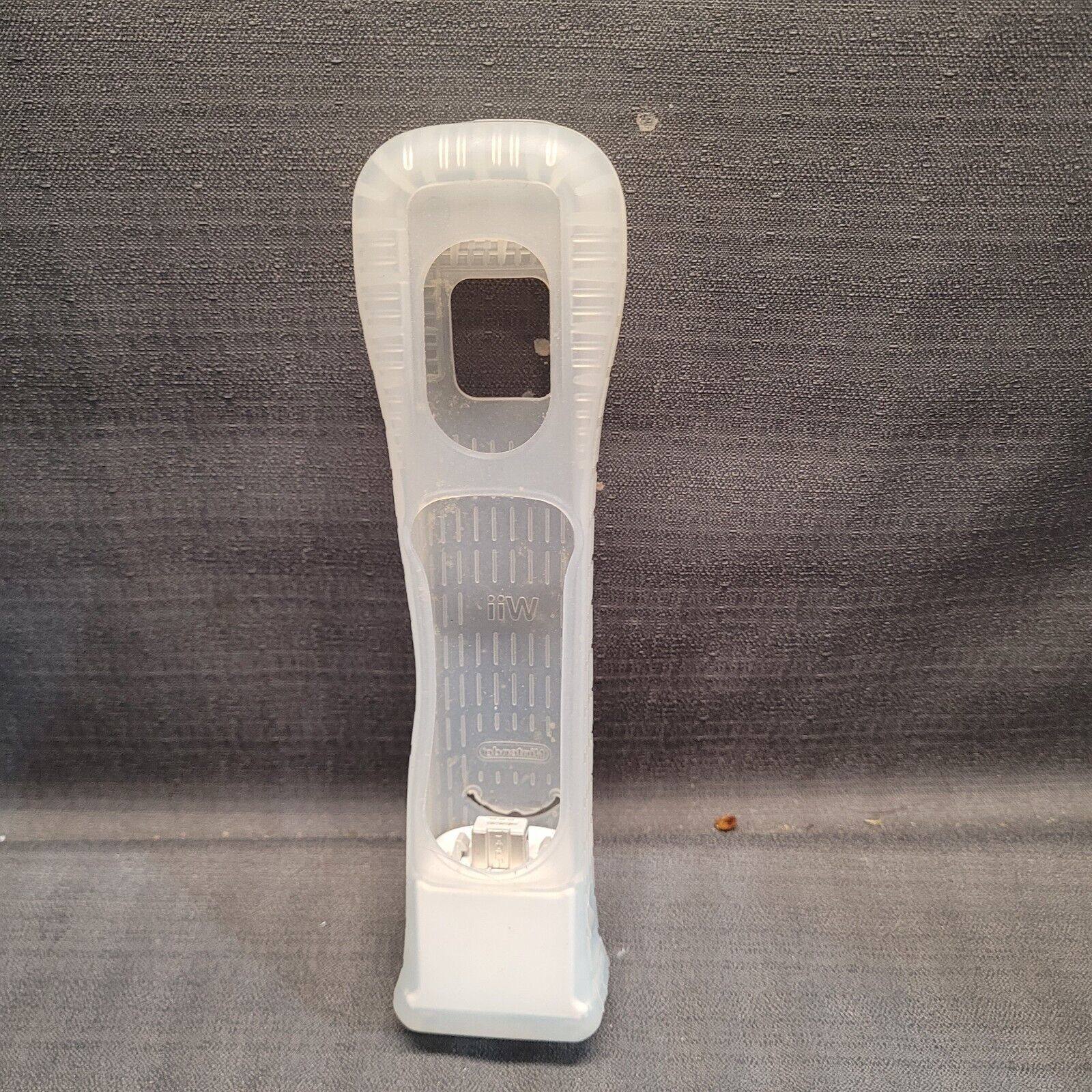 Nintendo Wii - OEM Motion Plus Adapter RVL-026 & Silicone Grip RVL-027 Clear