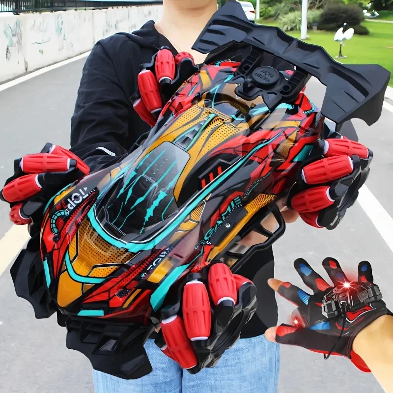 Hot F1 Drift RC Car With Led Lights Music 2.4G Glove Gesture Radio Remote - £22.38 GBP+