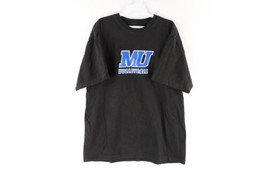 Vintage Adidas Mens Large Faded Madonna University Volleyball Spell Out T-Shirt - £22.90 GBP
