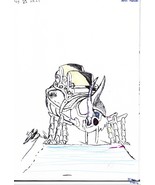 The Stag - Ink sketch of Team Cherry&#39;s IP - $130.00