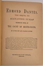 Extremely Rare Edmond Dantes Vol II Midland Book Co Alexander Dumas Edmu... - $373.36