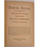Extremely Rare Edmond Dantes Vol II Midland Book Co Alexander Dumas Edmu... - $373.36