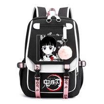 Emon slayer school bags for girls cute backoack women travel knapsack book bag for boys thumb200