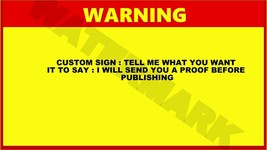 Custom Reg Security Safety Sign Authorized Work Home Business Photo All Sizes 05 - £3.83 GBP+