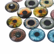 Eyes Doll Glass 12mm Pupil of Eyeballs Animal DIY Crafts For Dinosaur 10 Pairs - £5.56 GBP