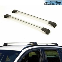 For Chevrolet Trax Aluminum Top Roof Rack Cross Bar Flush Rail Lockable 2013 &gt;Up - £100.19 GBP