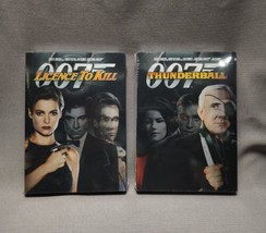 Thunderball (Sean Connery) &amp; Licence To Kill (DVDs) James Bond 007 - NEW - £13.96 GBP
