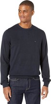 Tommy Hilfiger Men&#39;s Signature Solid Crew Neck Sweater Sky Captain-Medium - $36.99