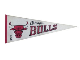 Chicago Bulls Vintage NBA Basketball Felt Pennant Full Size 1980s Logo Full Size - $14.80