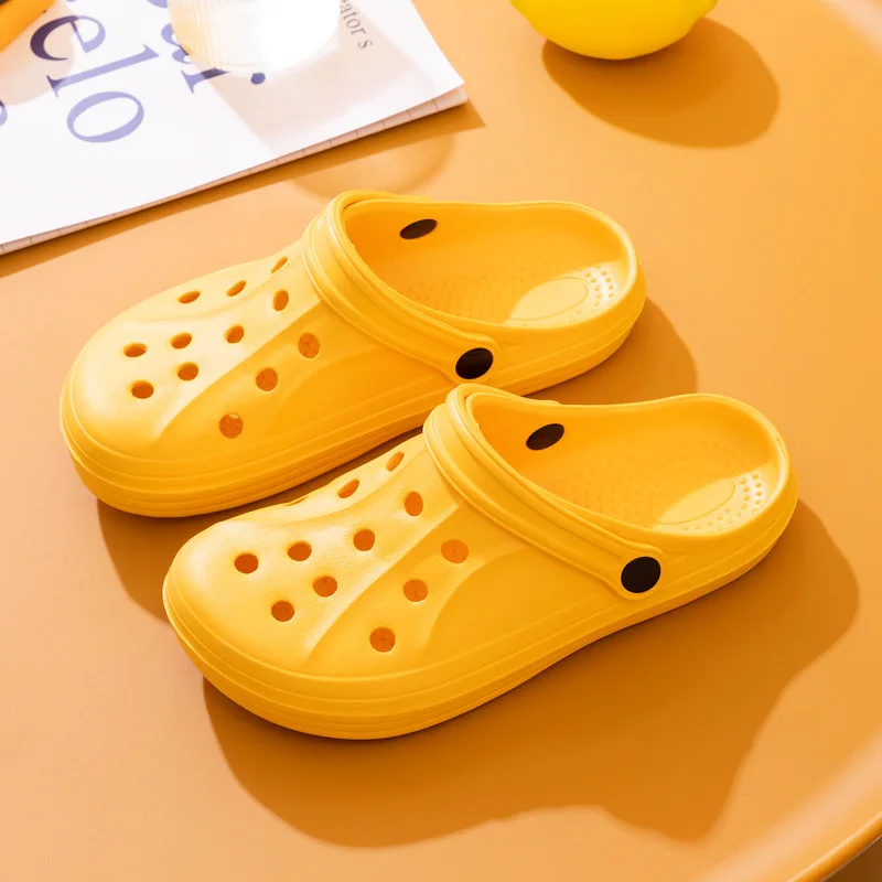 Hole Sandals Women 2024 Summer Garden Slippers Anti-slip Mens Hole Shoes Women C - £98.56 GBP
