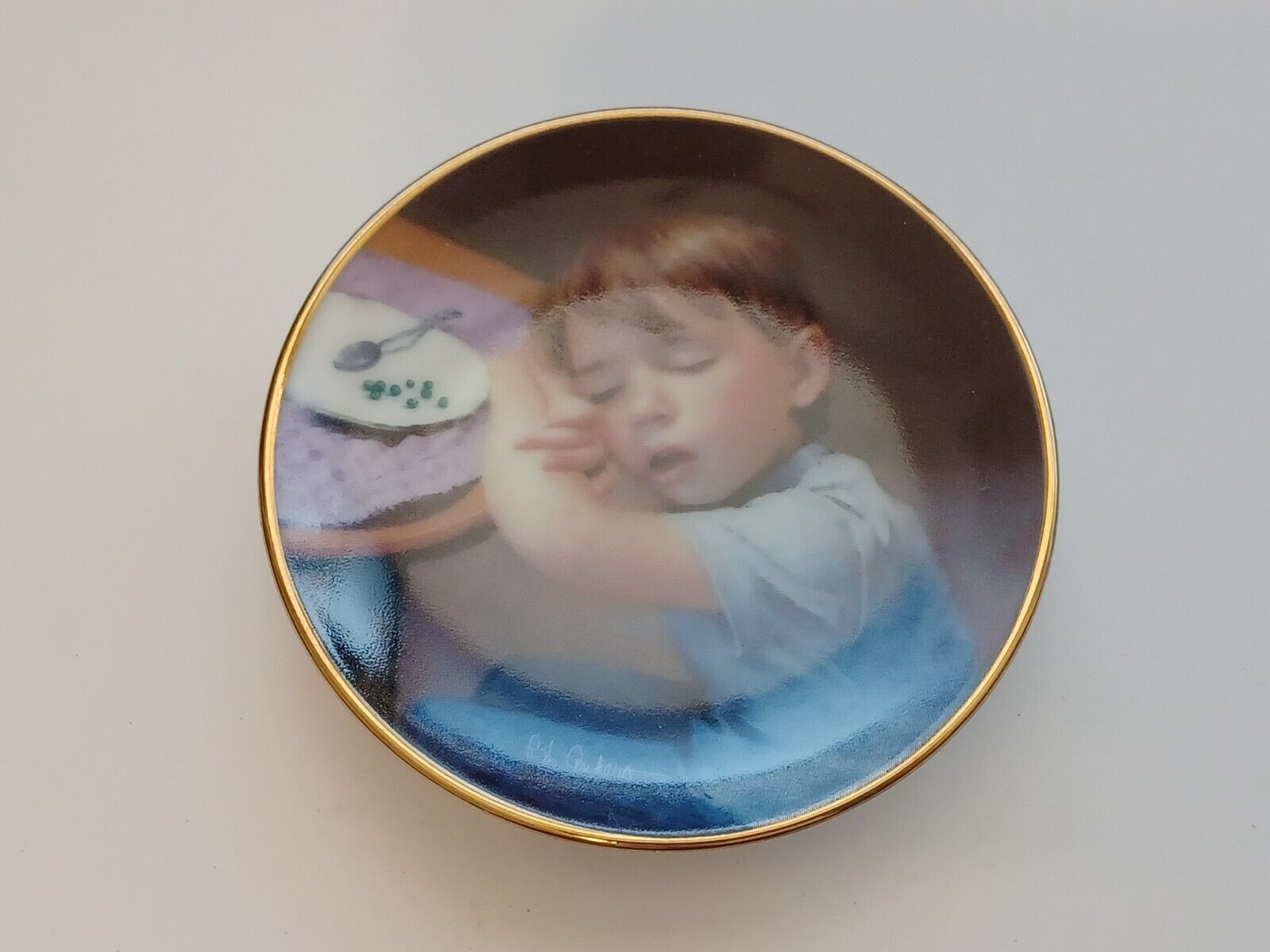 Two Bites to Go Collector Plate #5 with Box - Moments of Wonder by Rob A... - $2.97