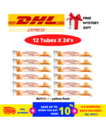 12 tubi DEQUADIN Pastiglie agli agrumi (Dequalinio) Mal di gola 24&#39;s - $1,652.62 MXN