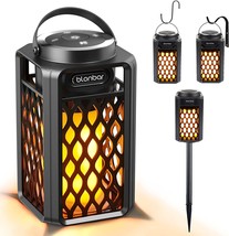 Blonbar Led Flame Speaker, Outdoor Bluetooth Speaker with Torch Atmosphere and - £51.95 GBP