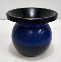 Vtg US Smokeless Tobacco Co Mud Jug Blue Plastic Spittoon Never Used  - $18.00