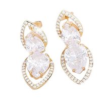 Crystal earrings,bridal earrings,wedding jewelry,wedding earrings,luxury... - $25.00