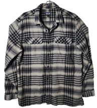 Patagonia Men L Organic Cotton Long Sleeve Plaid Button Down Shirt - £53.97 GBP