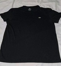 Lacoste Kids Tshirt Organic Pima Cotton Jersey T-Shirt Black Boys Size 6 - £12.90 GBP