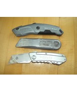 Vintage Utility Knives - Red Devil UK55, Craftsman, Husky - Lot of 3 - $127.67 MXN