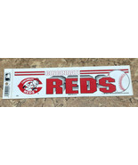 Vintage Cincinnati Reds Bumper Sticker Official MLB Baseball 1989 USA 11... - £4.67 GBP