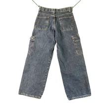 Wrangler Jeans Boys 12 Straight Leg Cargo Jeans Blue Denim - $10.88