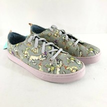 Toms Kids Girls Youth Lenny Sneakers Disney Seven Dwarfs Lace Up Gray Size 4.5 - £25.51 GBP