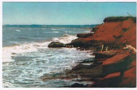 Prince Edward Island PEI Postcard Soil Surf On Shores Of PEI - £2.36 GBP