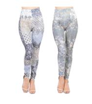 M. Rena Bundle of 2 Full Length Tummy Control Leggings. One Size - $50.00