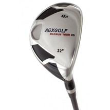 Agxgolf Men’s Edition, Magnum Xs #4 Hybrid Iron (22 Degree) w/Free Head Cover: A - $44.95