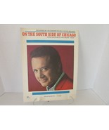 ON THE SOUTH SIDE OF CHICAGO VIC DAMONE ZELLER MUSIC 1967 SHEET MUSIC - $73.13 MXN