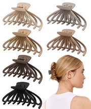 Hair Clips for Women, 4.7&quot; Extra Large Neutral Hair Claws Clips for Thic... - £13.17 GBP