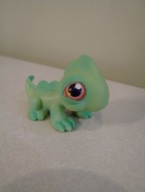 Littlest Petshop Green Iguana With Pink Eyes # 29 - £2.36 GBP