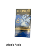 Maxell Blank VHS Video Cassette Tape Premium Grade T-120 6 Hours SEALED ... - $186.23 MXN