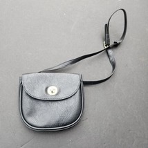 Mundi Turner Black Faux Leather Waist Bag Safe Keeper Hands Free Travel ... - $20.89