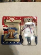 TY McDonald&#39;s Teenie BEANIE BABY LIBEARTY the Patriotic bear 2000...NEW - $180.57 MXN