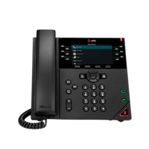 Poly VVX 350 Business IP Desktop Phone 6 Lines Desk USB Mid-Range HD Voice Kit - $148.50