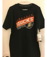 New Anaheim Ducks Hockey Club Mens  Black Large T Shirt - €13,06 EUR