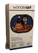 Wonder Art 2014 Latch Hook Kit Cuddly Kittens Caron No. 426193 New - $14.64