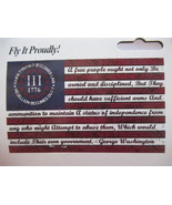 1776 Fly It Proudly American Flag of Freedom 3 ft x 5 ft TJ-38 - £9.60 GBP