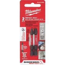 Milwaukee 2Pc Ecx 2&quot; Power Bit Set 45242293322 - £9.60 GBP