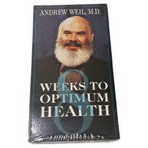 Vtg 1997 Andrew Weil MD 8 Weeks to Optimum Health VHS Tape Factory Seale... - £4.61 GBP