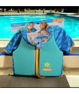 Swim Trainer Kid Vest W/ Removable &amp; Adjustable Safety Strap Level 2 Age... - £10.04 GBP