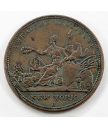 1836 Token HT-155 Cuivre R&amp;w Robinson En XF État W/Lamination Erreur - $1,545.07 MXN