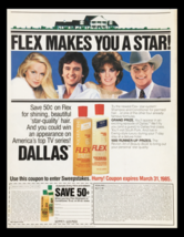 1985 Revlon Flex Body Building Shampoo Circular Coupon Advertisement - £14.90 GBP